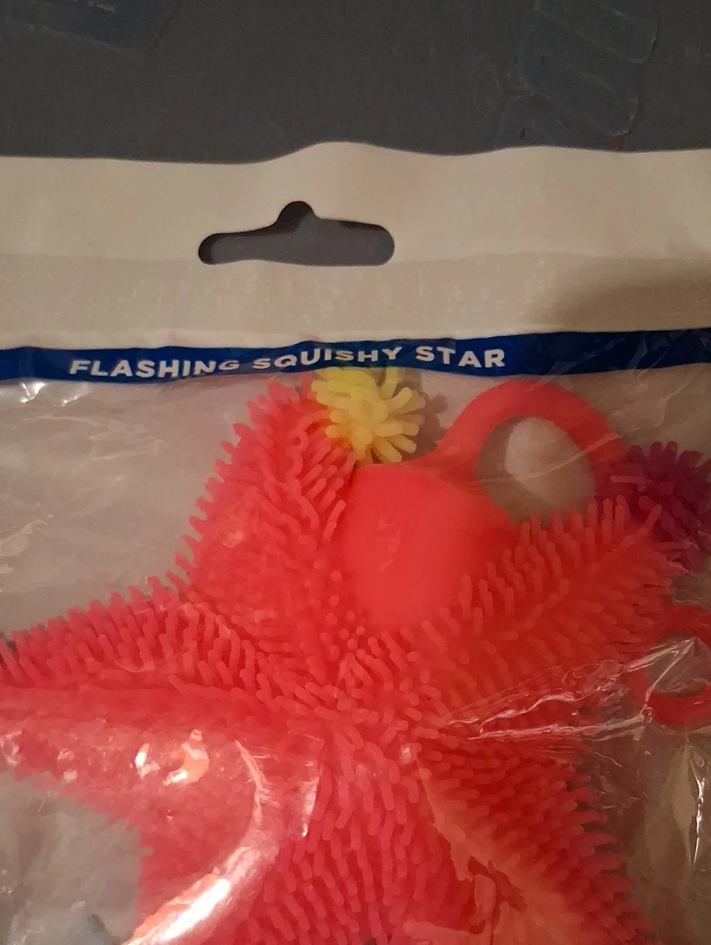 Pink Star Flashing Toy - Spiky Sensory Fidget